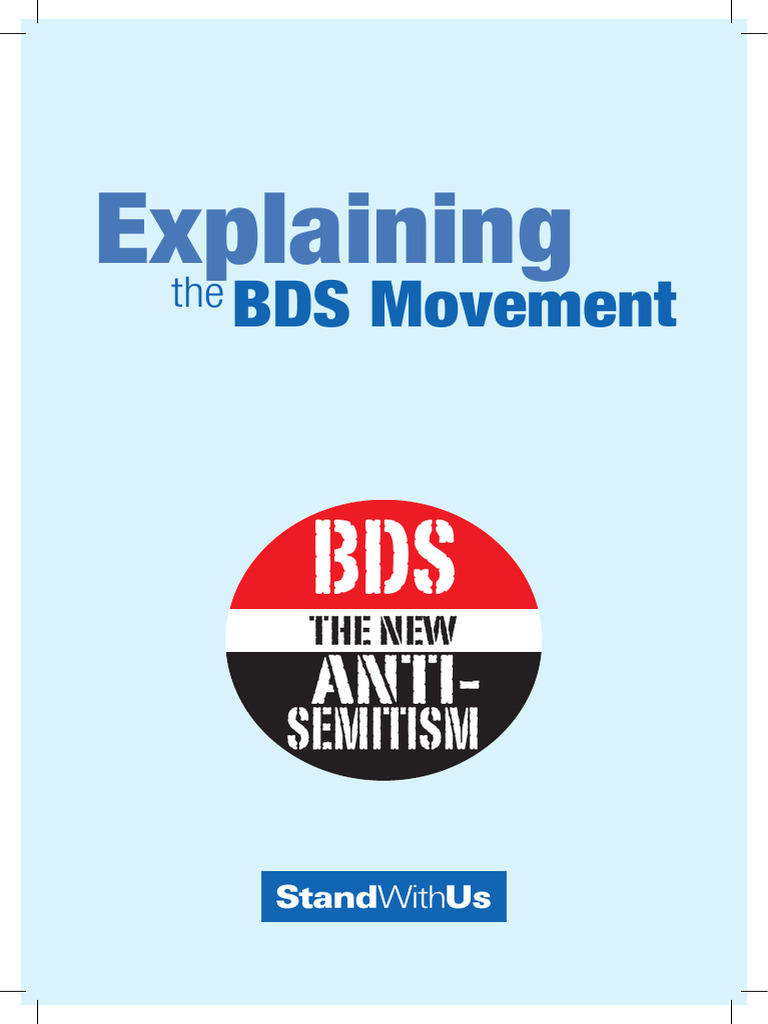Explaining Bds Booklet | PDF | Boycott, Divestment And Sanctions ...