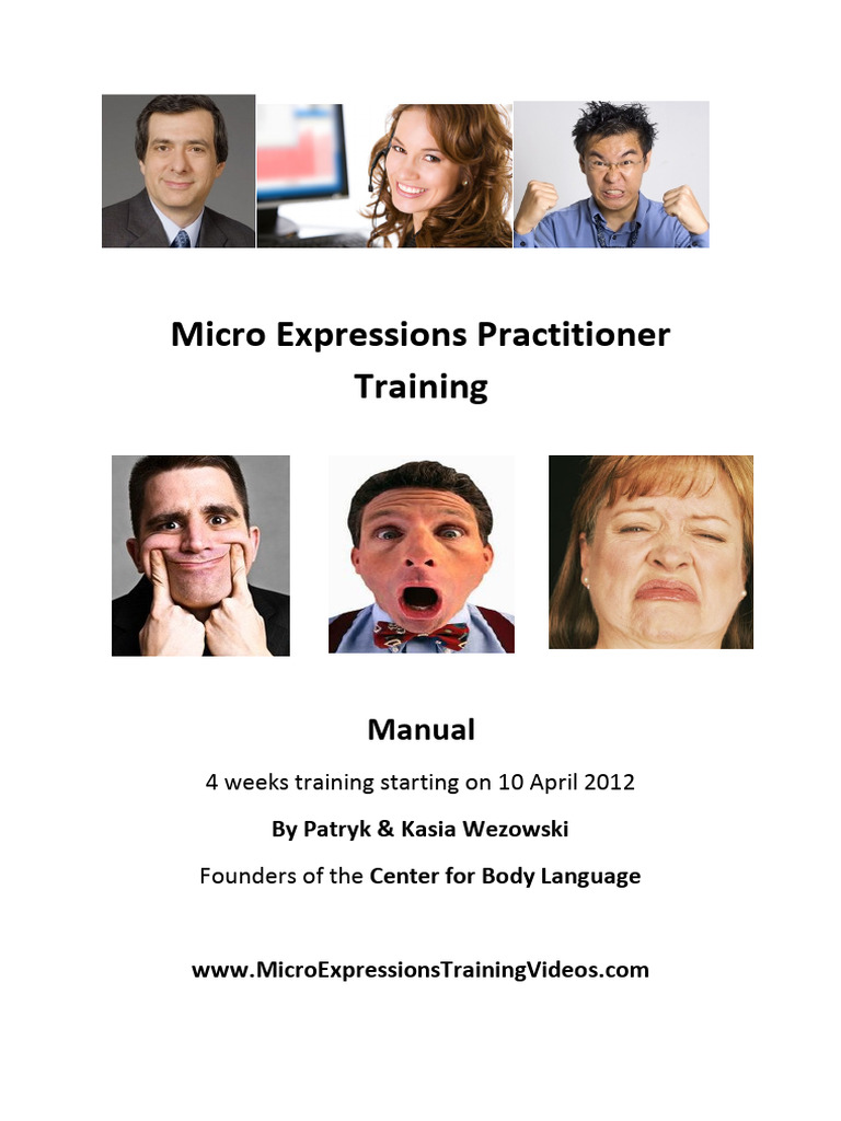 Micro Expressions Practitioner | PDF | Psychology | Emotions