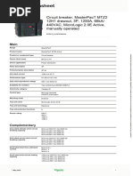 Micrologic 6.0 X Control Unit Datasheet | PDF | Alternating Current ...