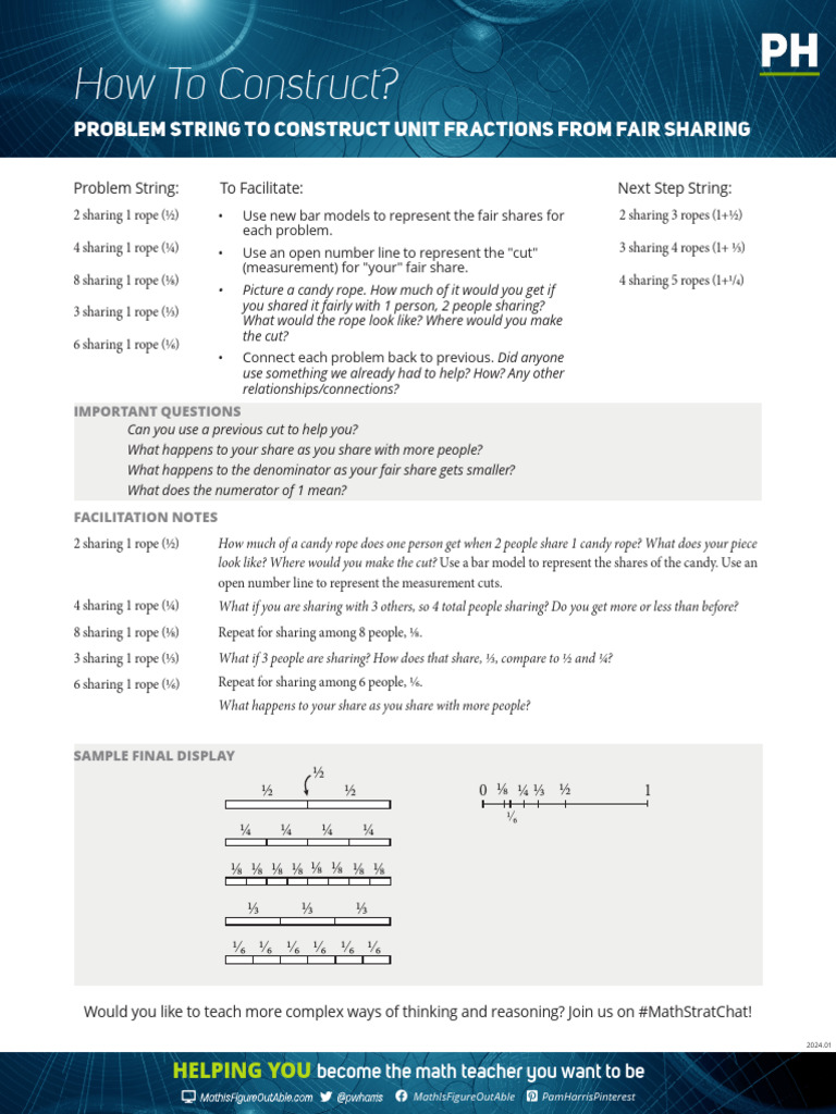 How To Construct Unit Fractions From Fair Sharing | PDF | Arithmetic ...