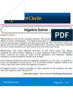 Algebra Solver