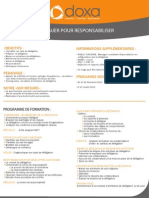 Formation Management Déléguer pour responsabiliser 2012-2013