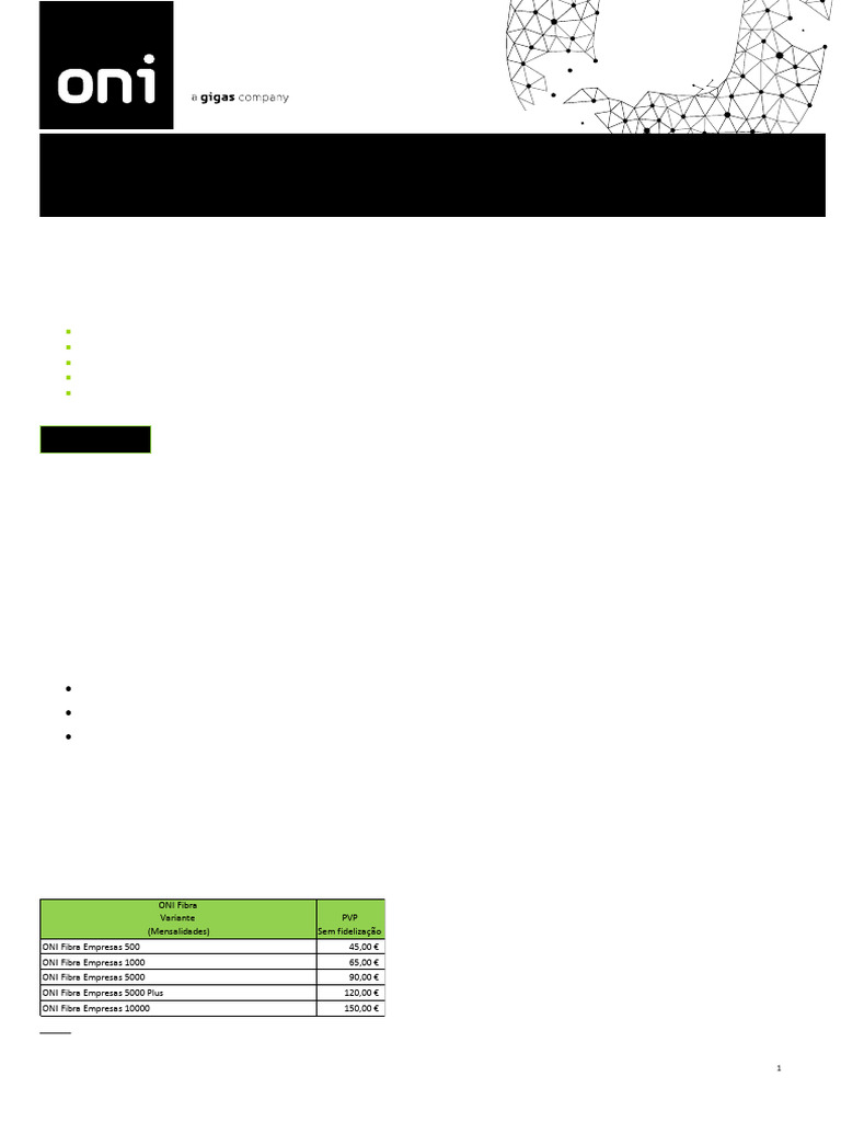 ONI Solucoes-Empresariais Informacao Detalhada | PDF