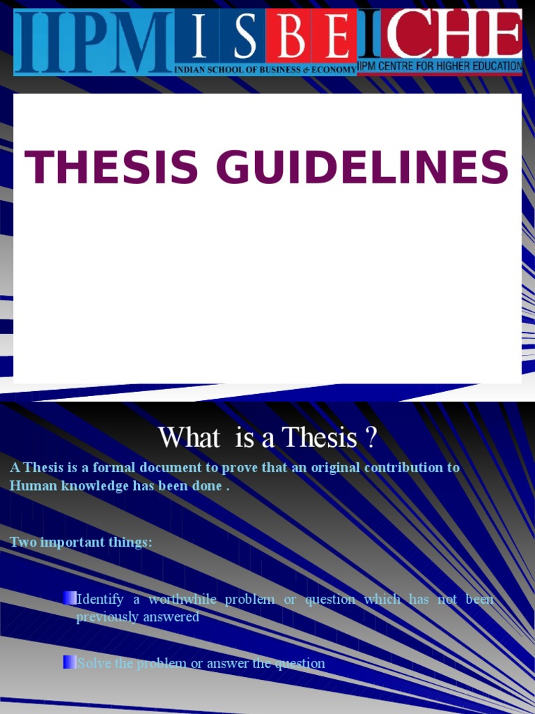 Hsrw thesis guidelines picture