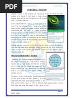 Water's Cohesion and Adhesion Explained | PDF | Surface Tension | Adhesion