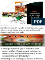 Albert Einstein Said: We Owe A Lot To The Indians, Who Taught Us How To Count, Without Which No Worthwhile Scientific Discovery Could Have Been Made