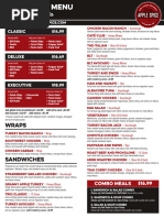 Tropical Smoothie Cafe Menu Overview | PDF | Coleslaw | Thai Cuisine