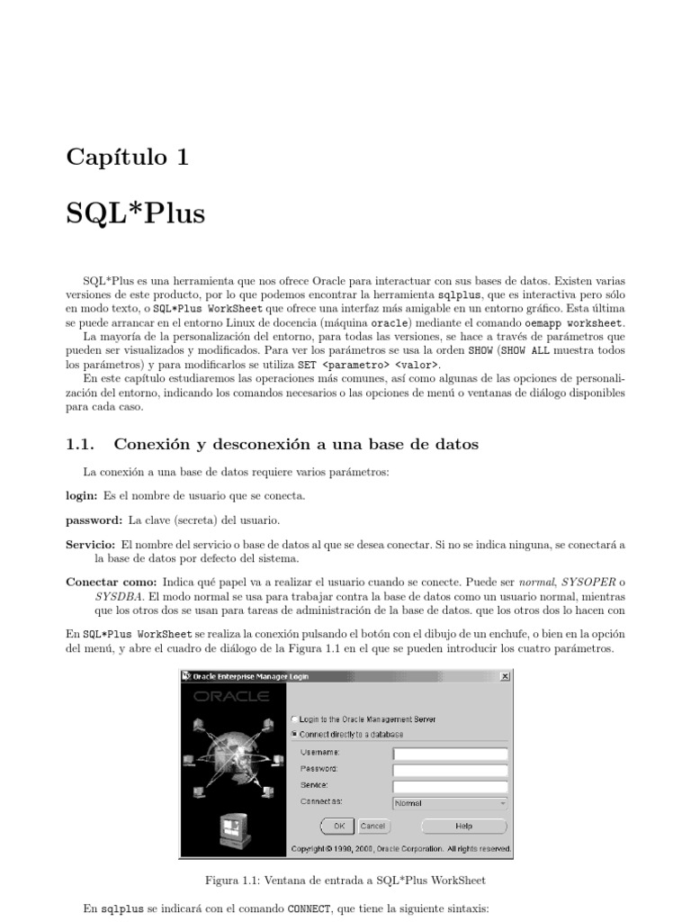 SQL Plus | PDF | SQL | Archivo de computadora