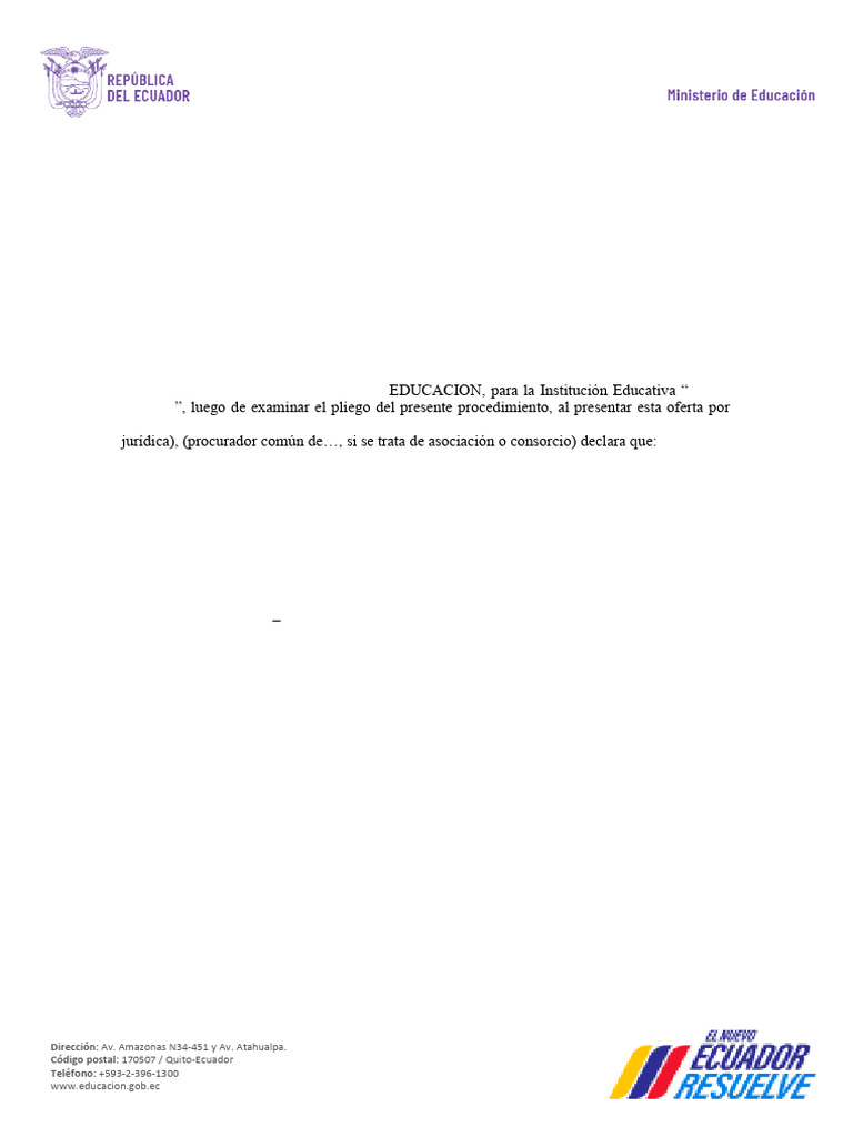 45049192 Formulario de La Unidad 28 de Mayo | PDF