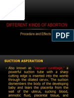 Different Kinds of Abortion