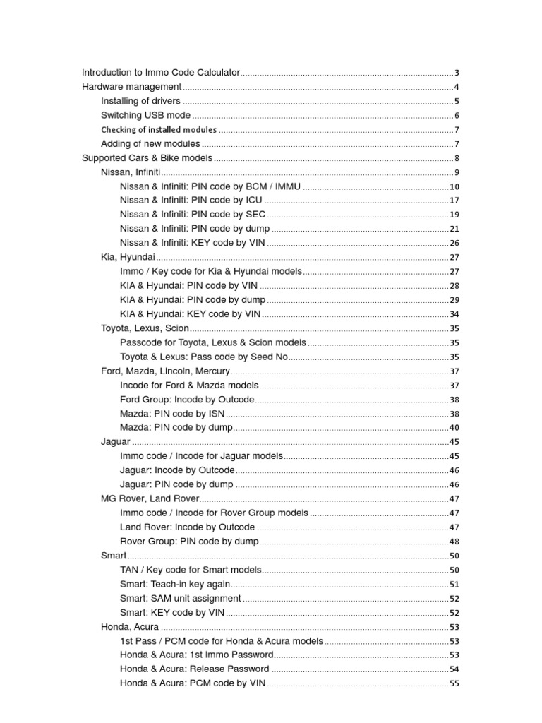 Bcm codes for nissan