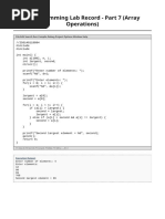 Left Rotate Array by d Positions | PDF | C++ | Computing
