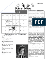 Sunset News: September 2012