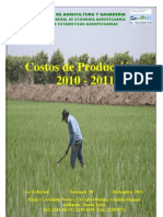Costos de Produccion Productos Agrícolas El Salvador 2010-2011