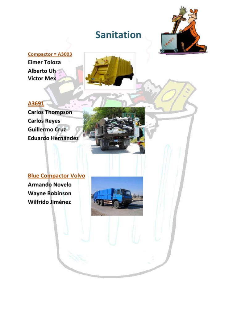 Garbage Collection and Sanitation Overview | PDF | Truck | Waste