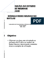 Introdução à Redes Neurais Artificiais no MATLAB