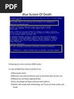 Blue Screen of Death