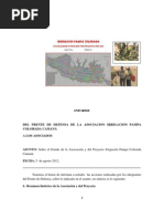 Pampa Colorada Camaná INFORME Nº 1 Frente de defensa 