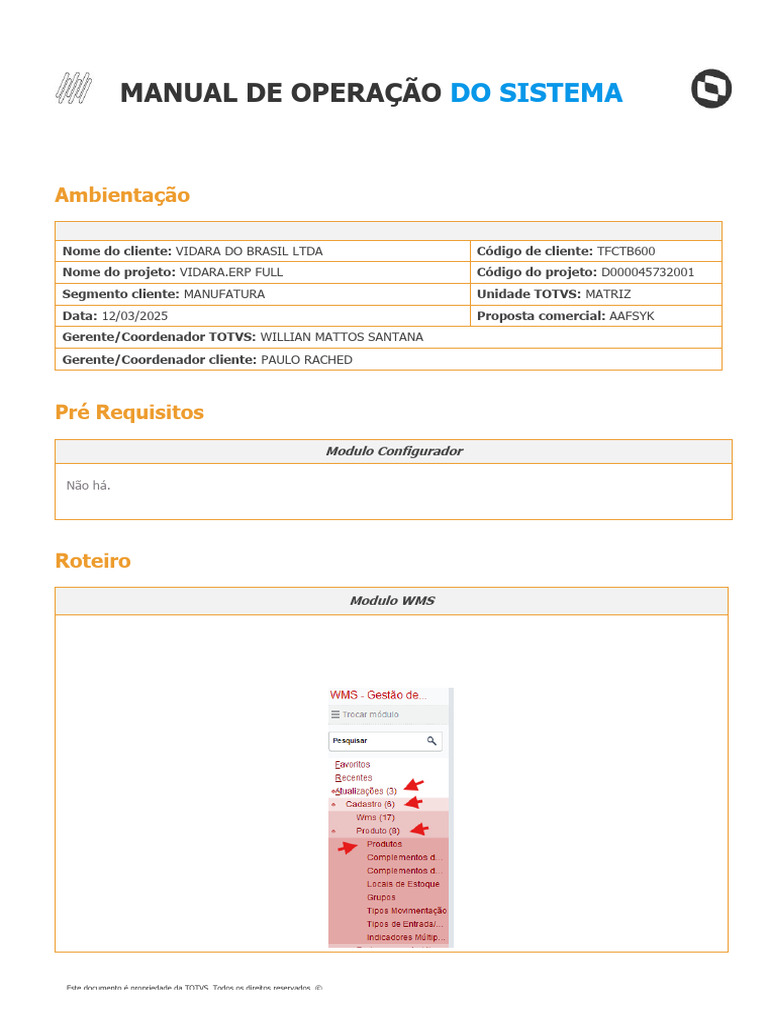 41 - Manual - WMS - Amazenagem Proibida | PDF