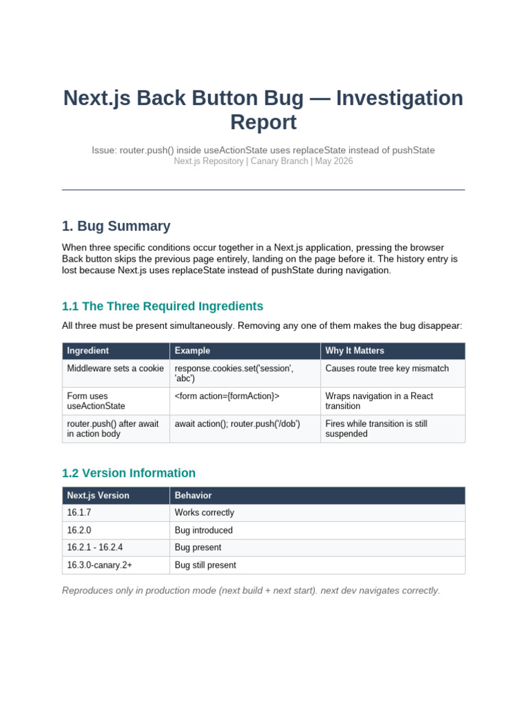 Back Button Bug Report | PDF | Software Bug | Software Development
