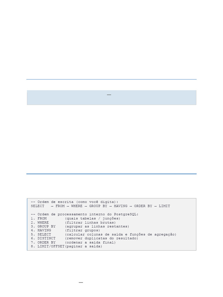 PostgreSQL Guia Consultas | PDF | Postgre SQL | SQL