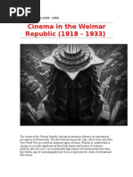 Weimar Cinema | PDF | Cinema Of Germany | Weimar Republic