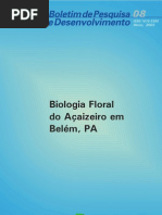 Biologia Floral Acaizeiro - Padilha