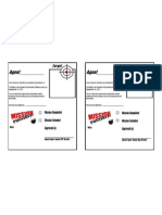 Speech Spy Target Sheet