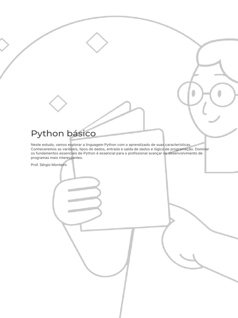 Python Básico | PDF | Python (linguagem de programação) | Linguagem de ...