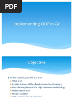 Implementing OOP in C#