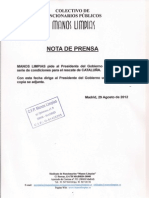 Escrito Al Presidente Del Gobierno-Rescate Cataluña