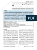 The Regulation of Ant Colony Foraging Activity Without Spatial Information