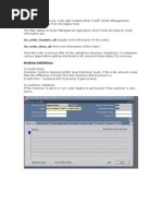 Oe - Order - Headers - All (Header Level Information of The Order) Oe - Order - Lines - All (Line Level Information of The Order)