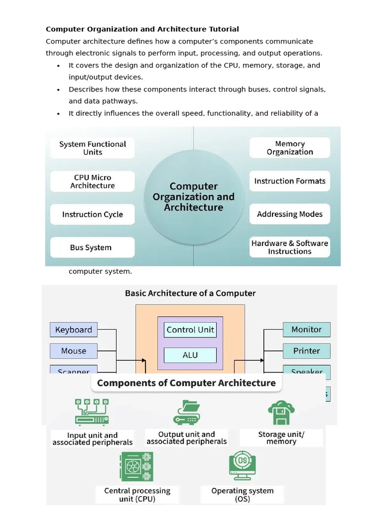 Computer Organization and Architecture Tutorial | PDF | Central ...