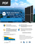 Rayzon 550W Solar Panel Datasheet | PDF | Physical Quantities ...