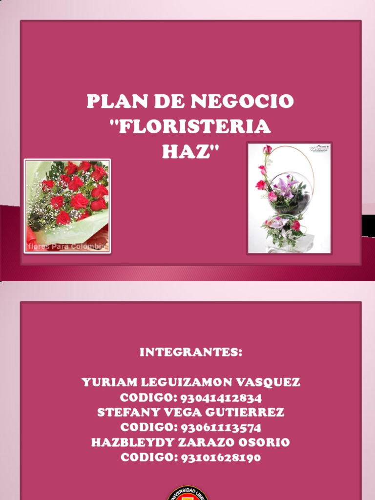 Floristeria HAZ Plan de Negocio