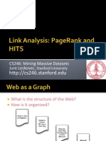 CS246 Lecture on Structure of the Web and PageRank Algorithm