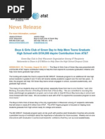 8 30 12 -- Aspire Grant to Boys Girls Club of Green Bay