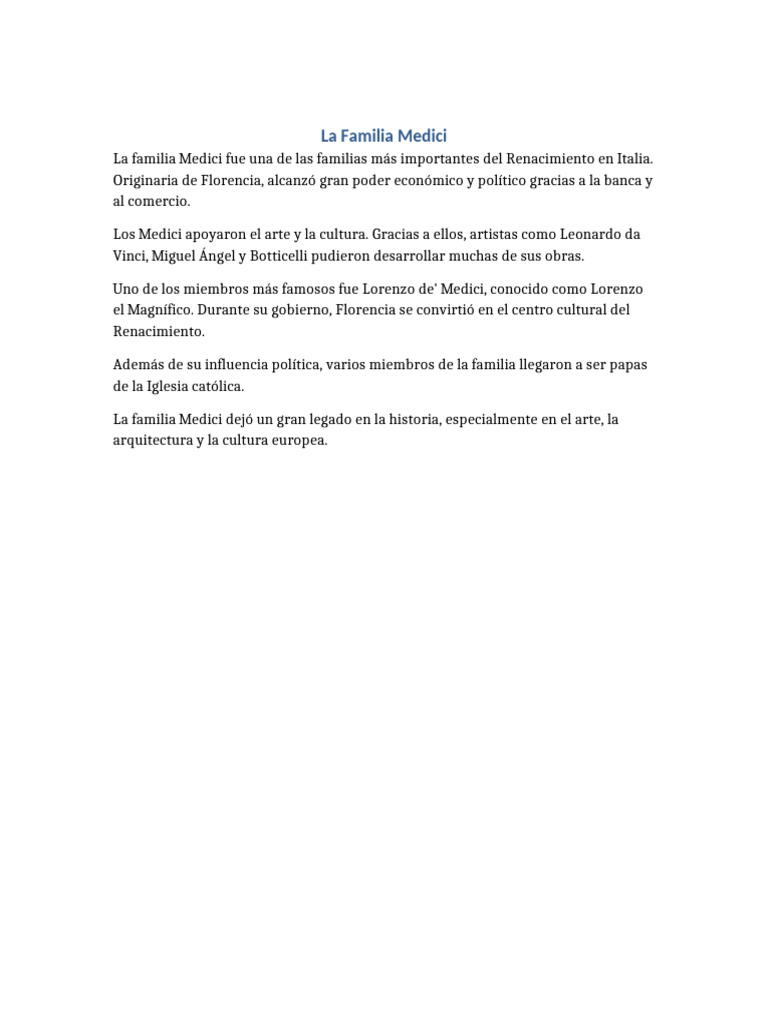 Medici Normal | PDF