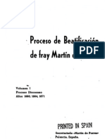 Anonimo - Proceso de Beatificacion de Fray Martin de Porres