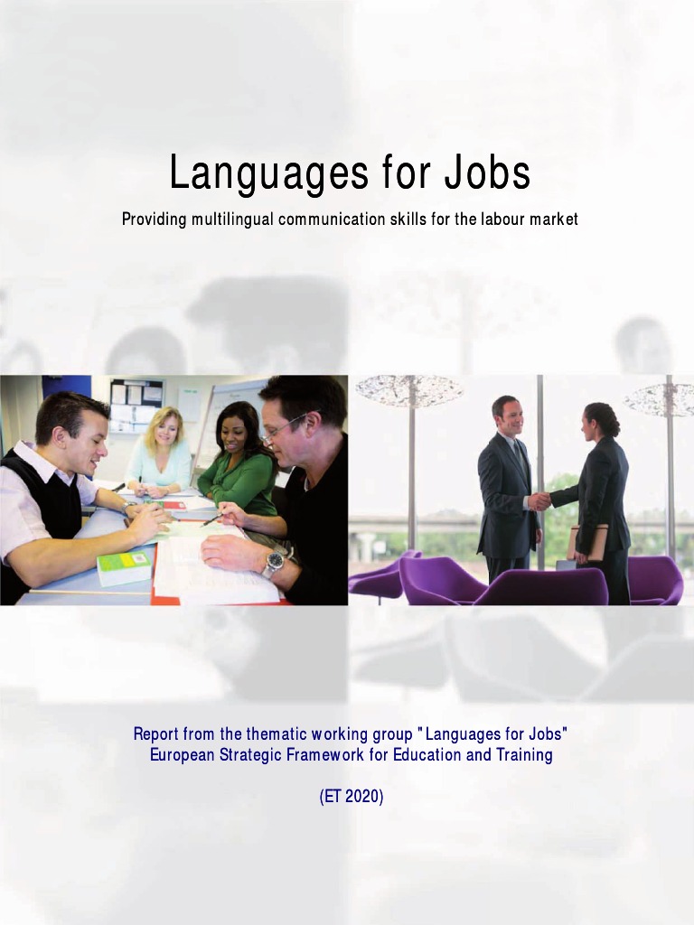 Languages For Jobs Report en | PDF | Competence (Human Resources ...