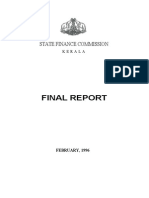 The First State Finance Commission Report, (1996), Kerala