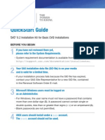 Quickstart Guide: Sas 9.2 Installation Kit For Basic DVD Installations