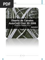 Civil 3d 2008-DISEÑO DE CANALES DE AGUA DE LLUVIA