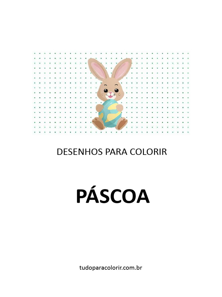 Livrinho de Pascoa Para Colorir | PDF