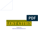 Lost Cities Book Jonathan Gray