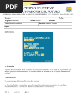 Reglas Ortográficas: Uso de G, J y H | PDF | Ortografía | Gramática