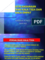 Penatalaksanaan Persalinan Kala Tiga Dan Kala Empat