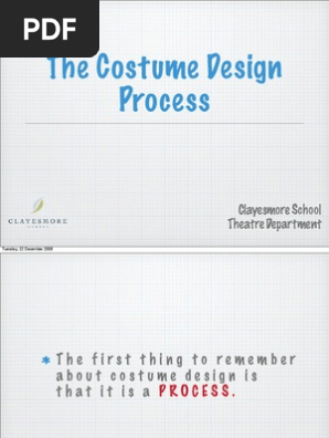 Costume Design Process