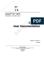 Cadant C3 CMTS User Documentation (Release 4.4 Draft2, July 2006)